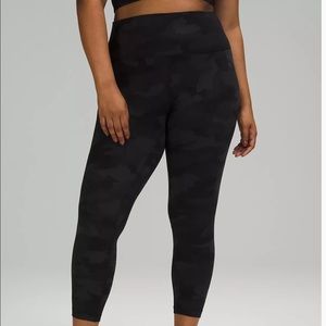 Lululemon Align High Rise Pant 25” (Blue Camouflage)